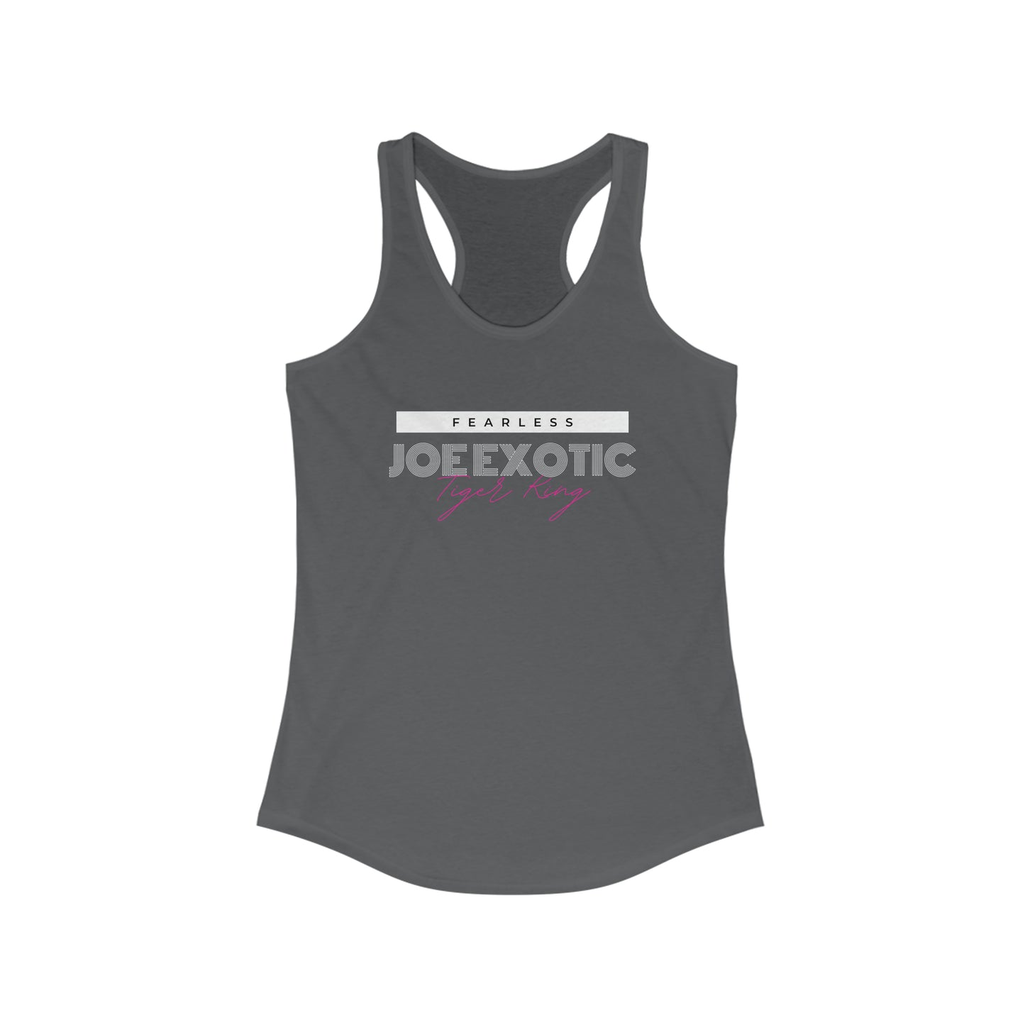 Fearless Joe Exotic Tiger King Women's Racerback Tank – Embrace Confidence!