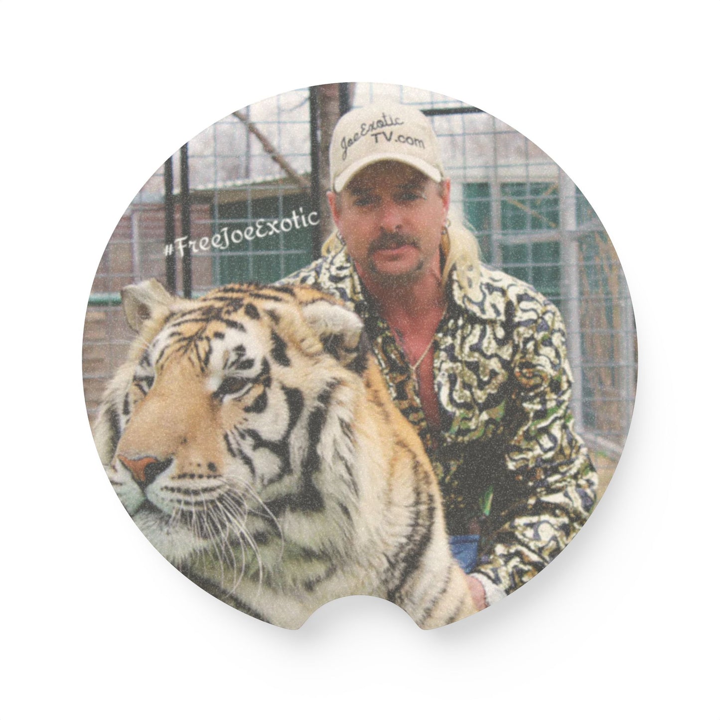 Car Coaster Joe Exotic Soapstone