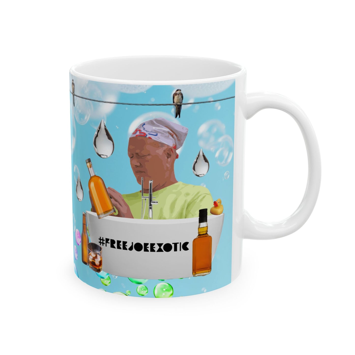 Hit Man of Tiger King Takes Bath Coffee Mug