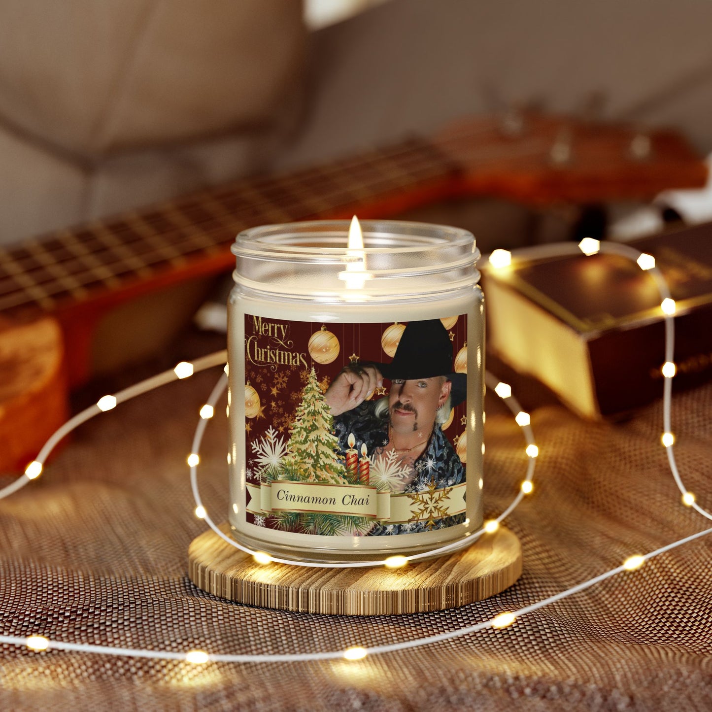 Joe Exotic Christmas- Cinnamon Chai candle