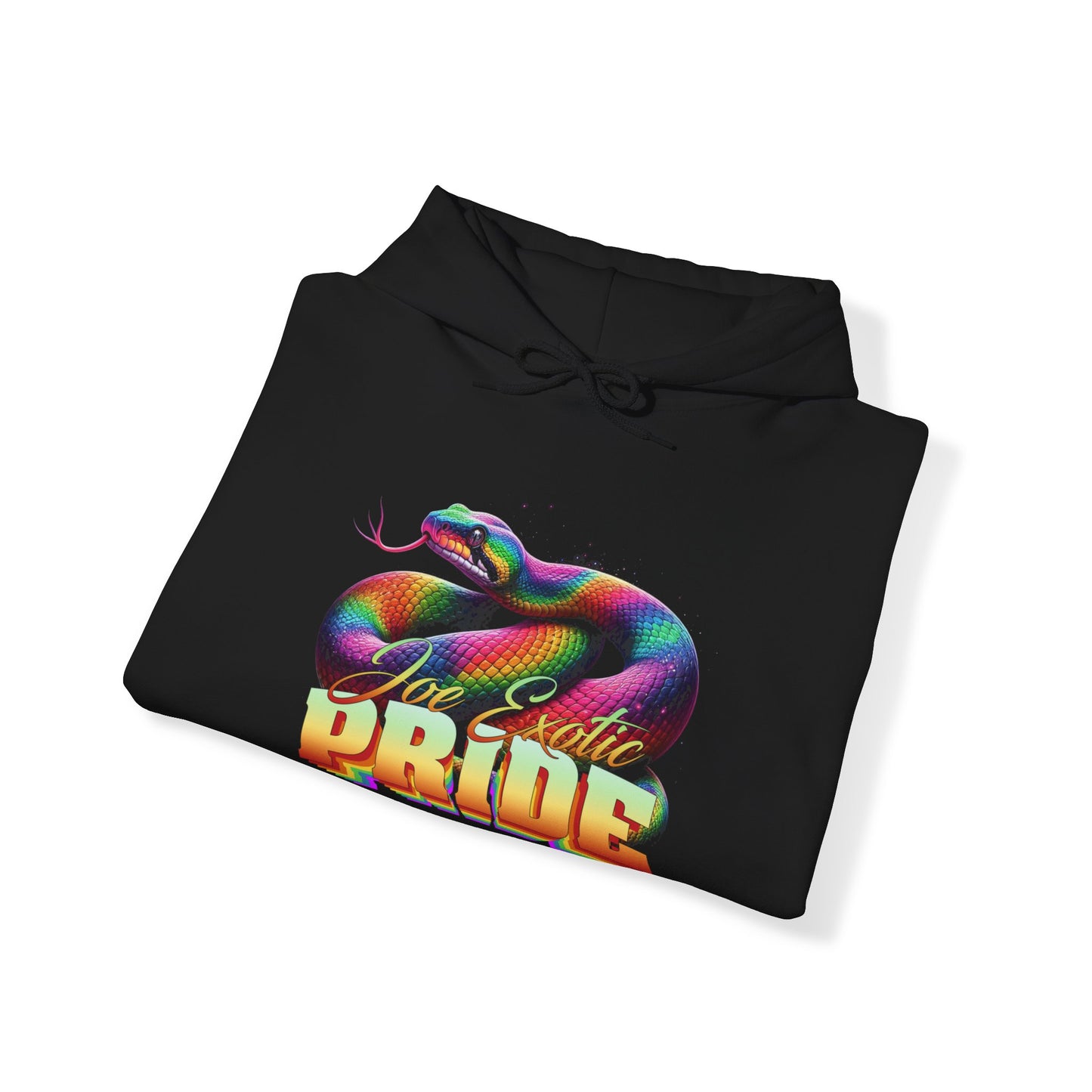 Vibrant Coil: Pride Snake Unisex Heavy Blend™ Hoodie