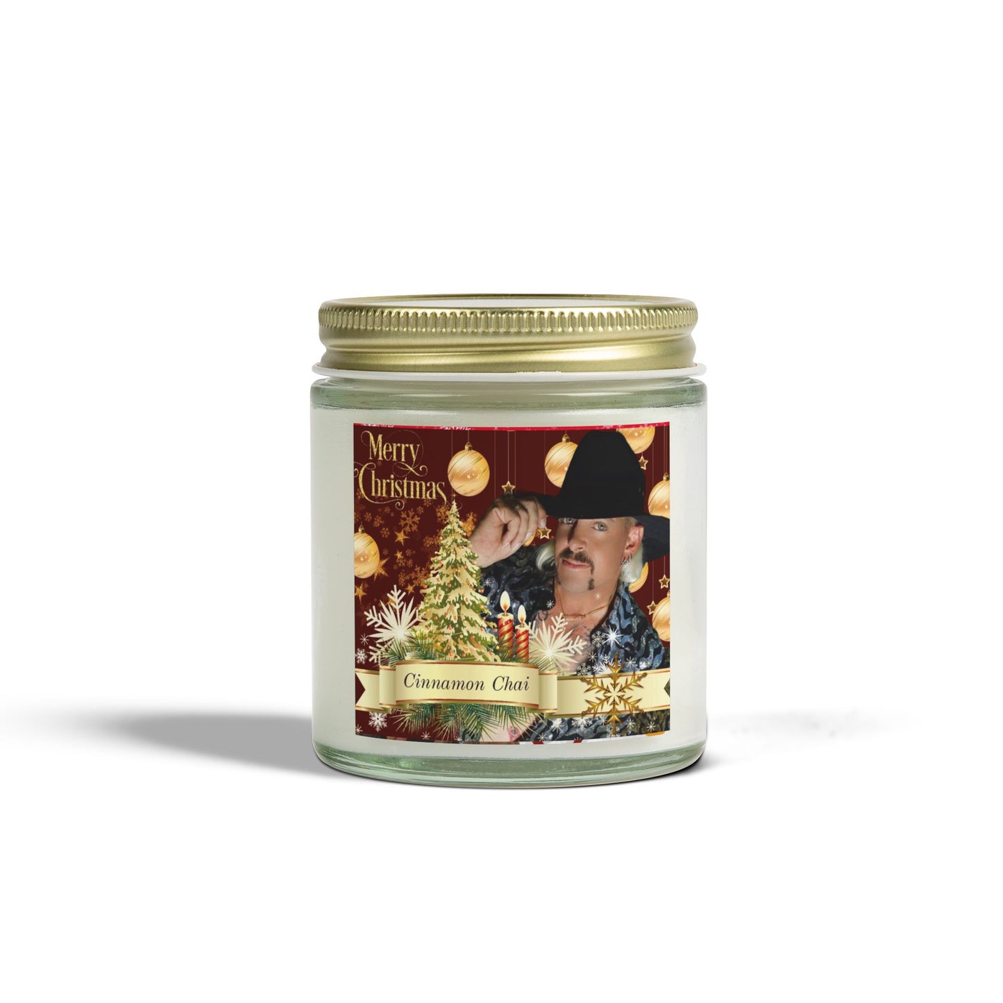 Joe Exotic Christmas- Cinnamon Chai candle