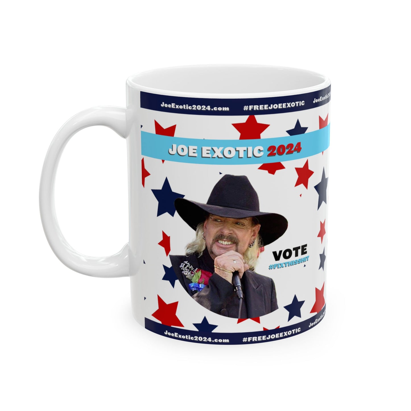 Vote Joe Exotic for President 2024 Coffee Mug