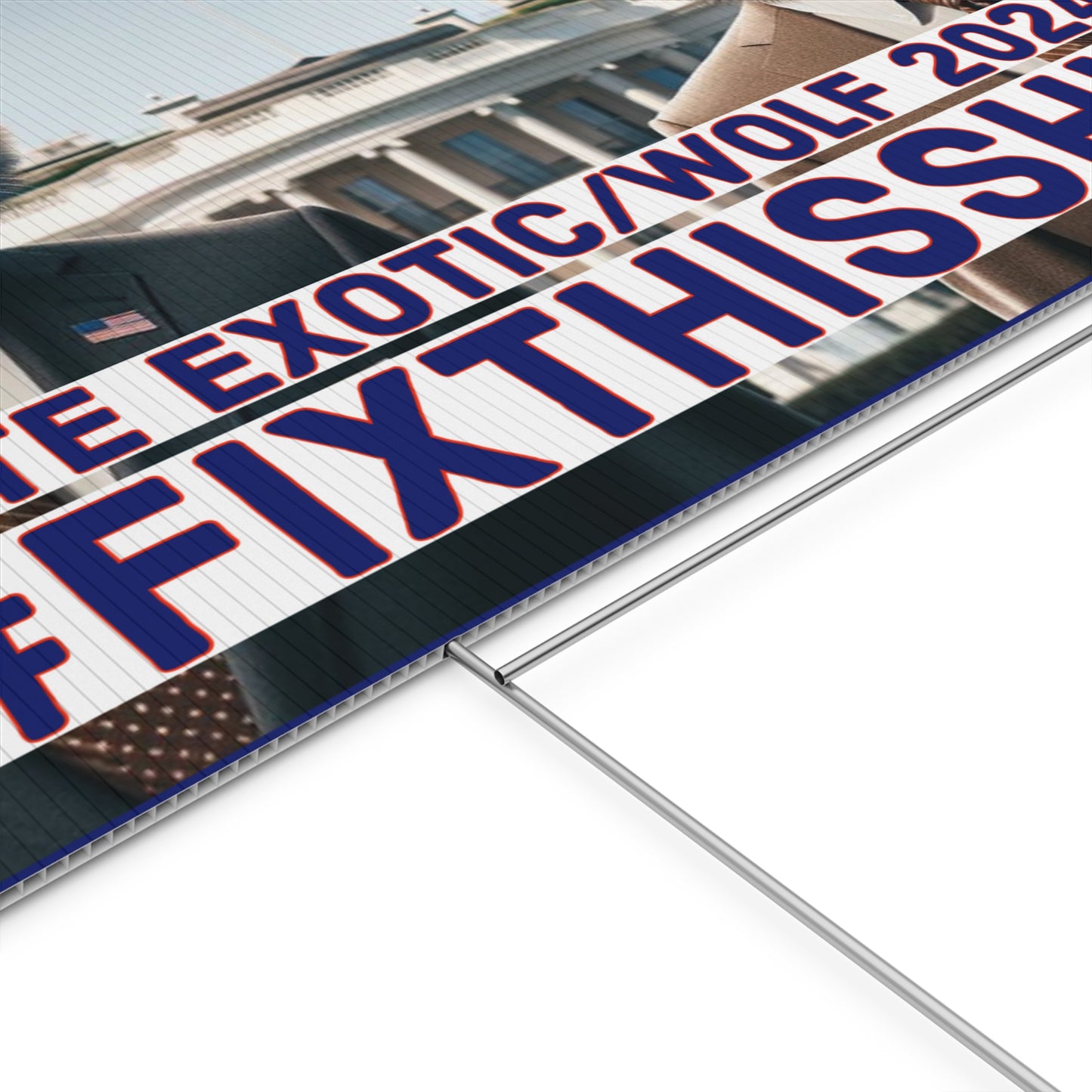 Exotic/Wolf Yard Sign