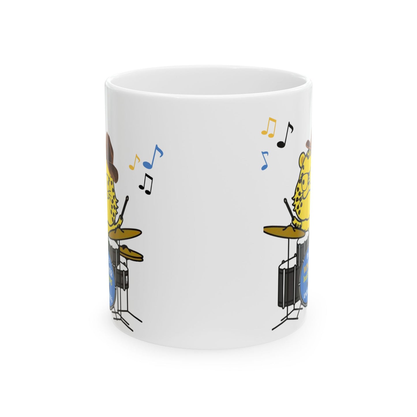 Be A Winner. Beat Drums Not Animals Coffee Mug