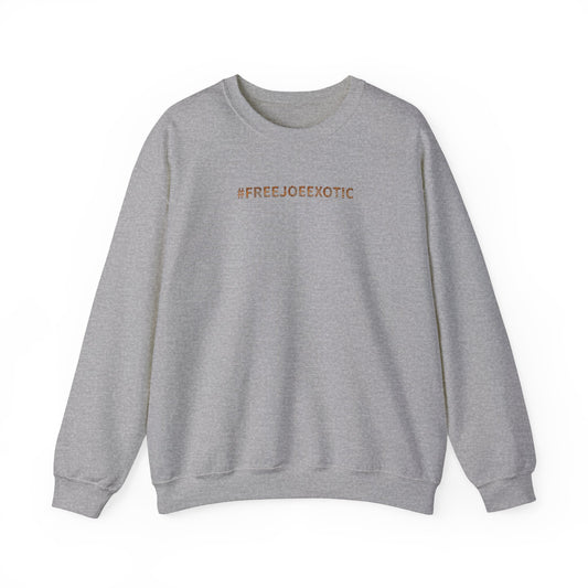 Free Joe Exotic Unisex Crewneck Sweatshirt – Embrace Comfort with Style!