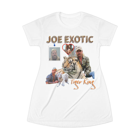Joe Exotic T-Shirt Dress (AOP)
