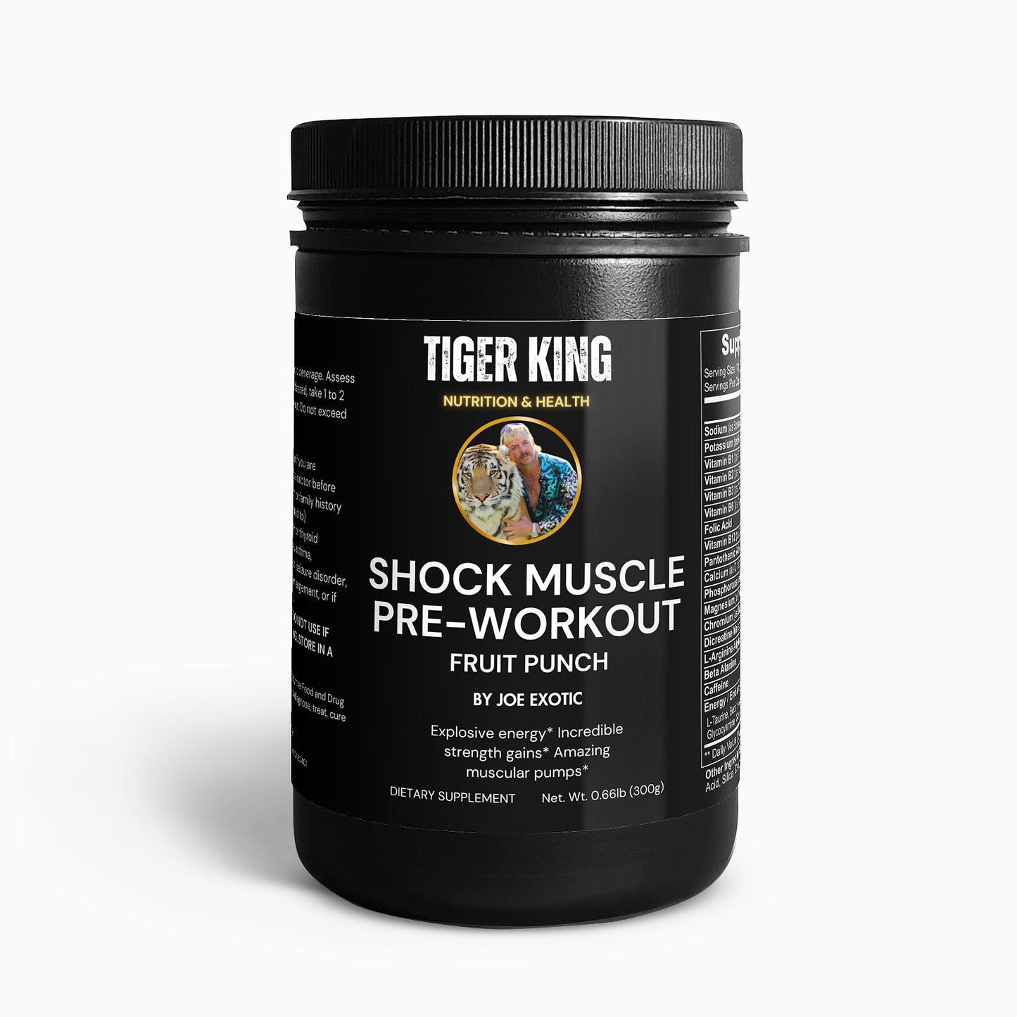 Shock  Muscle Pre-Workout Powder (Fruit Punch)