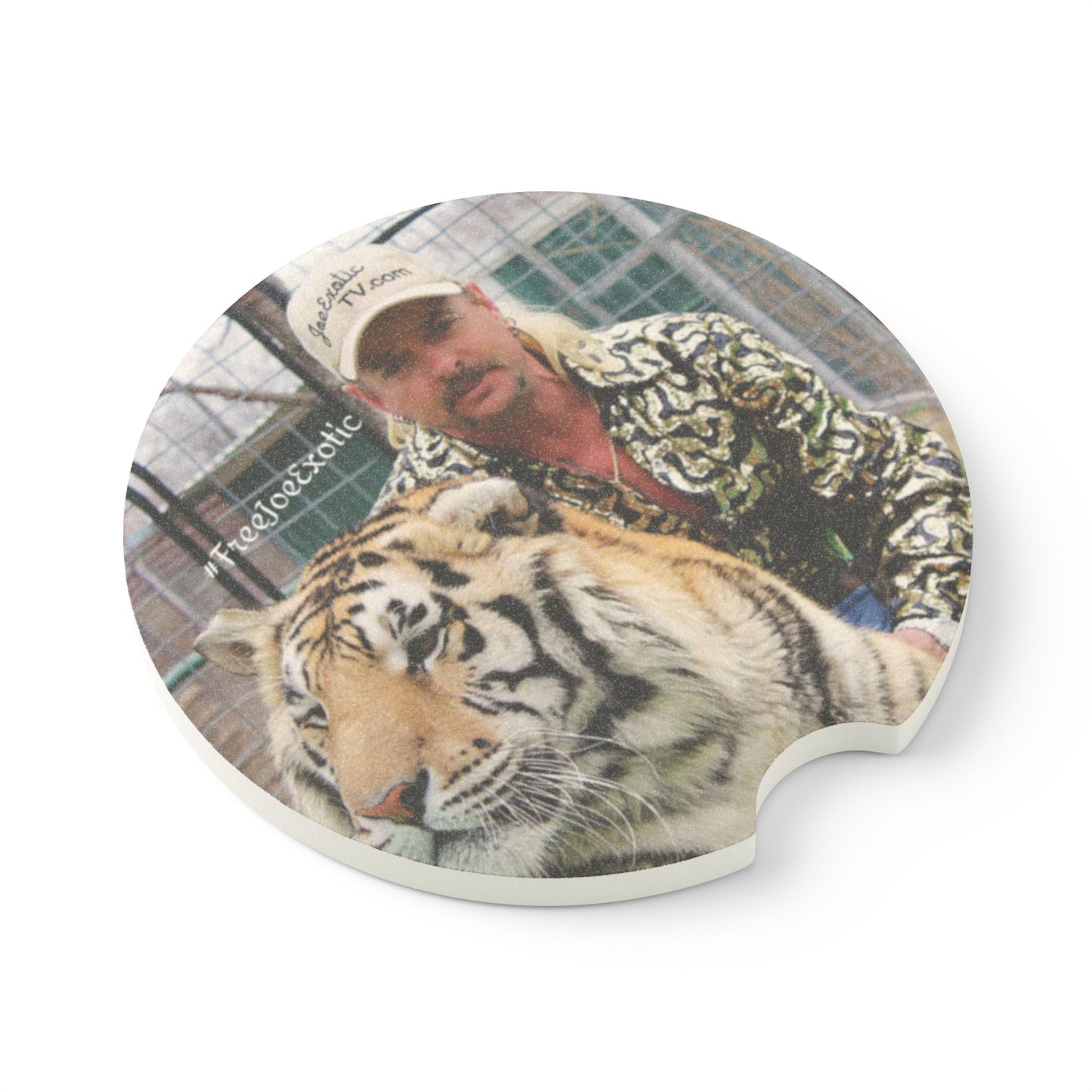 Car Coaster Joe Exotic Soapstone