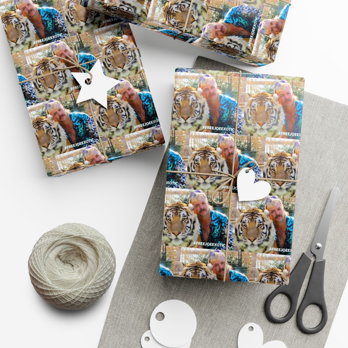 Wrapping Paper Joe Exotic Tiger King