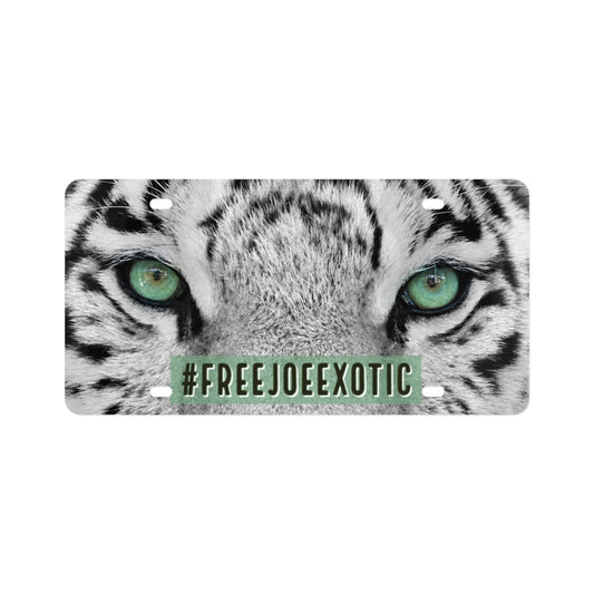 Tiger Eyes FREE JOE EXOTIC  License Plate