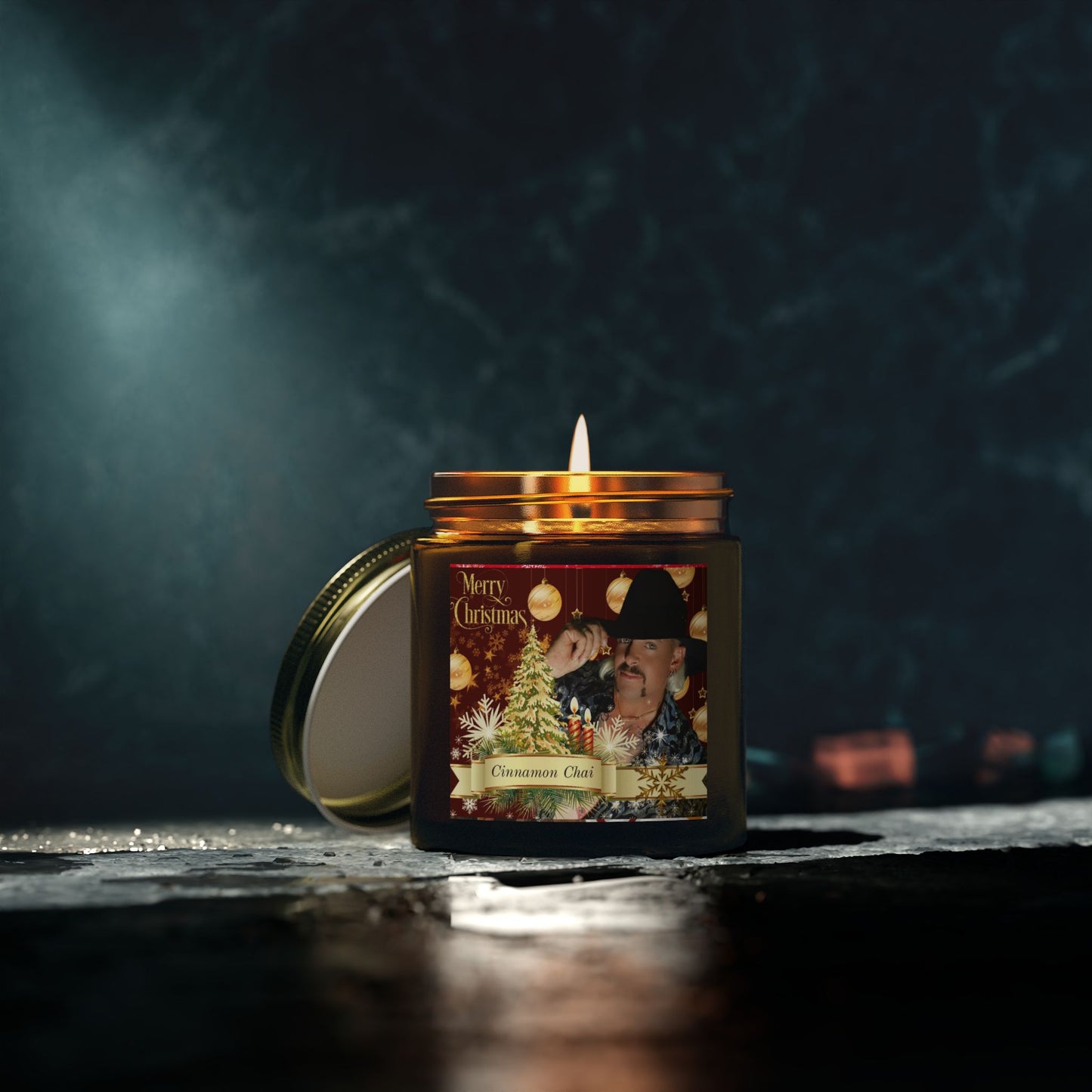 Joe Exotic Christmas- Cinnamon Chai candle