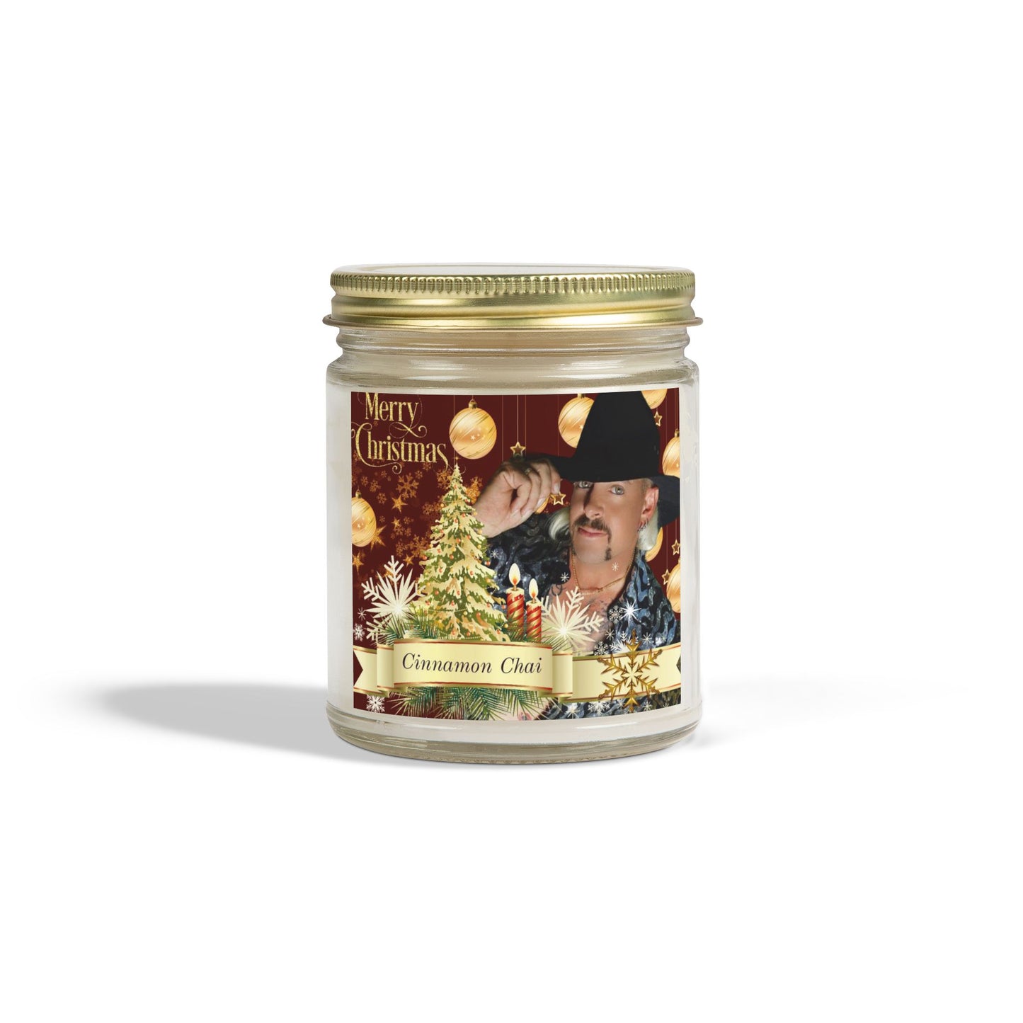 Joe Exotic Christmas- Cinnamon Chai candle