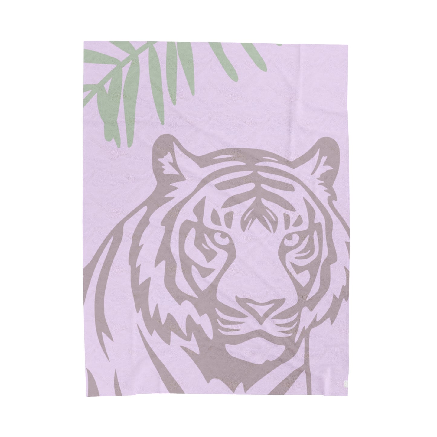 Exotic Tiger Velveteen Plush Blanket