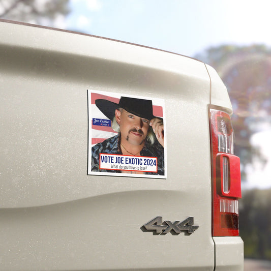 Vote Joe Exotic Vehicle Magnets