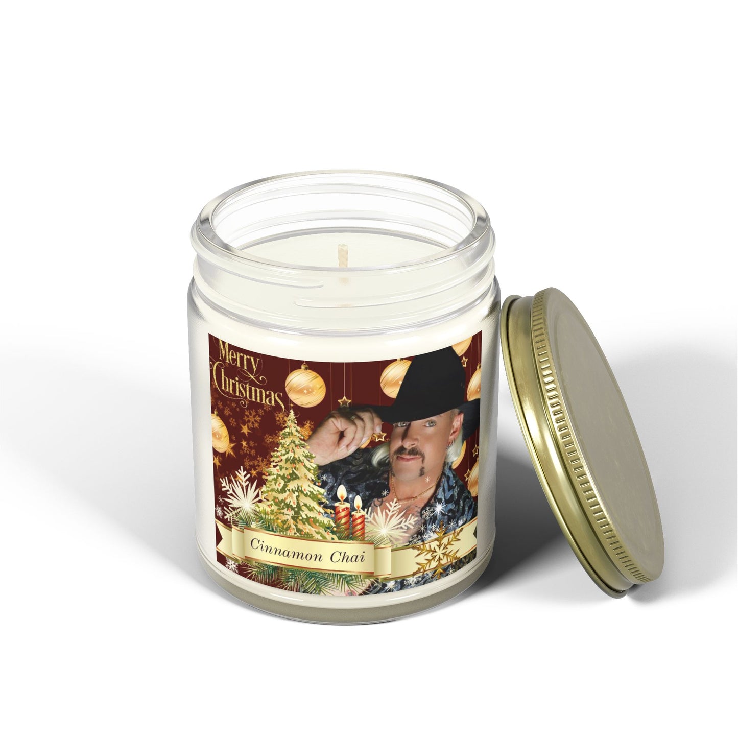 Joe Exotic Christmas- Cinnamon Chai candle