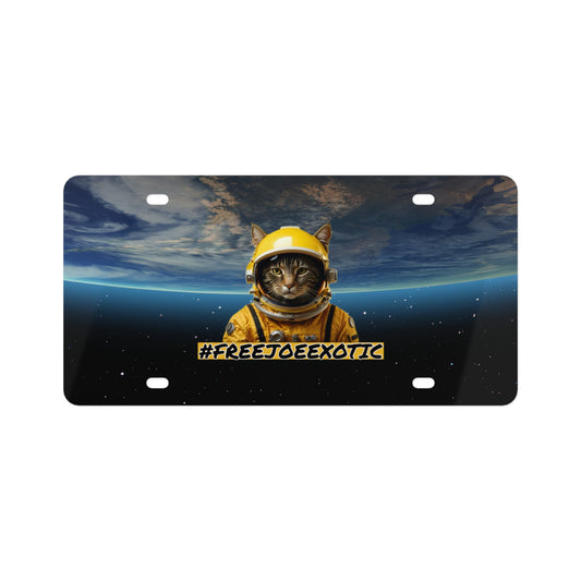 Astro Cat Free Joe Exotic License Plate