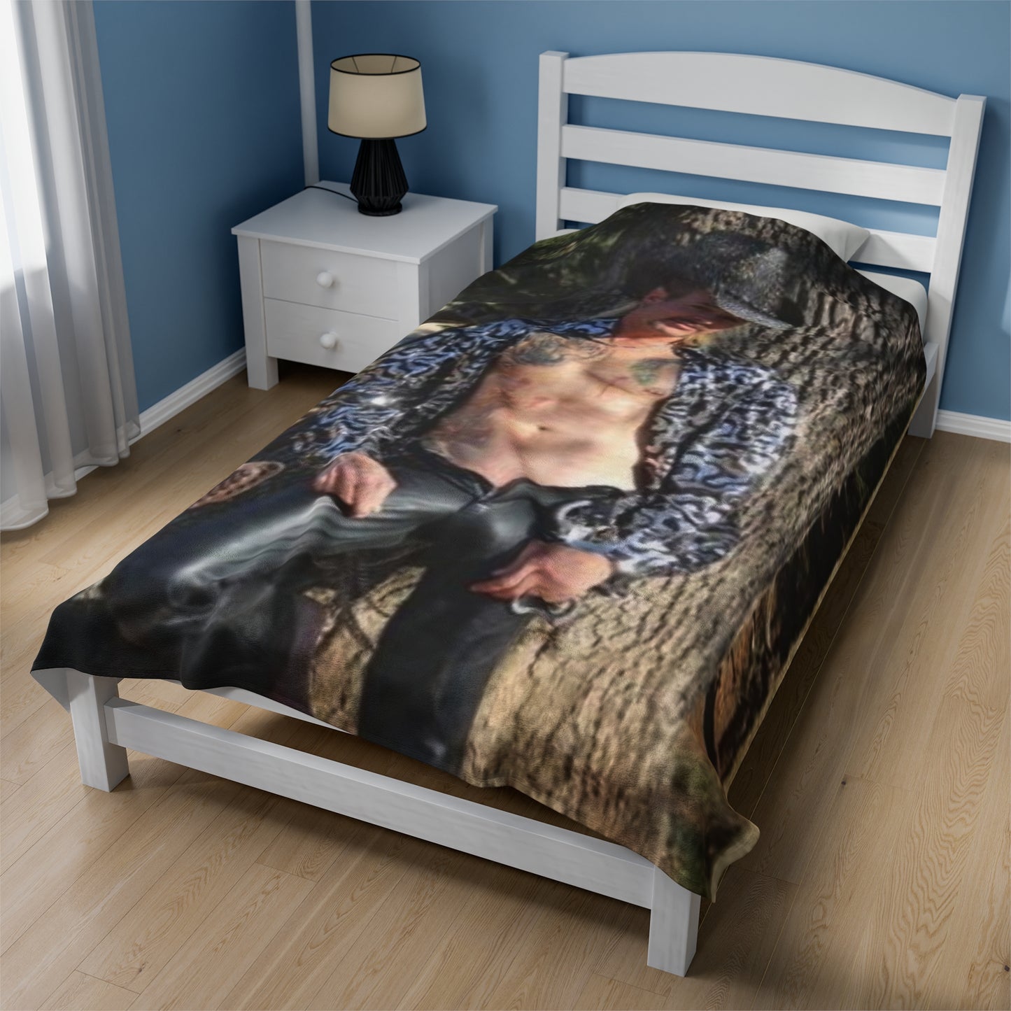 Joe Exotic- I'll Keep You Warm Velveteen Plush Blanket