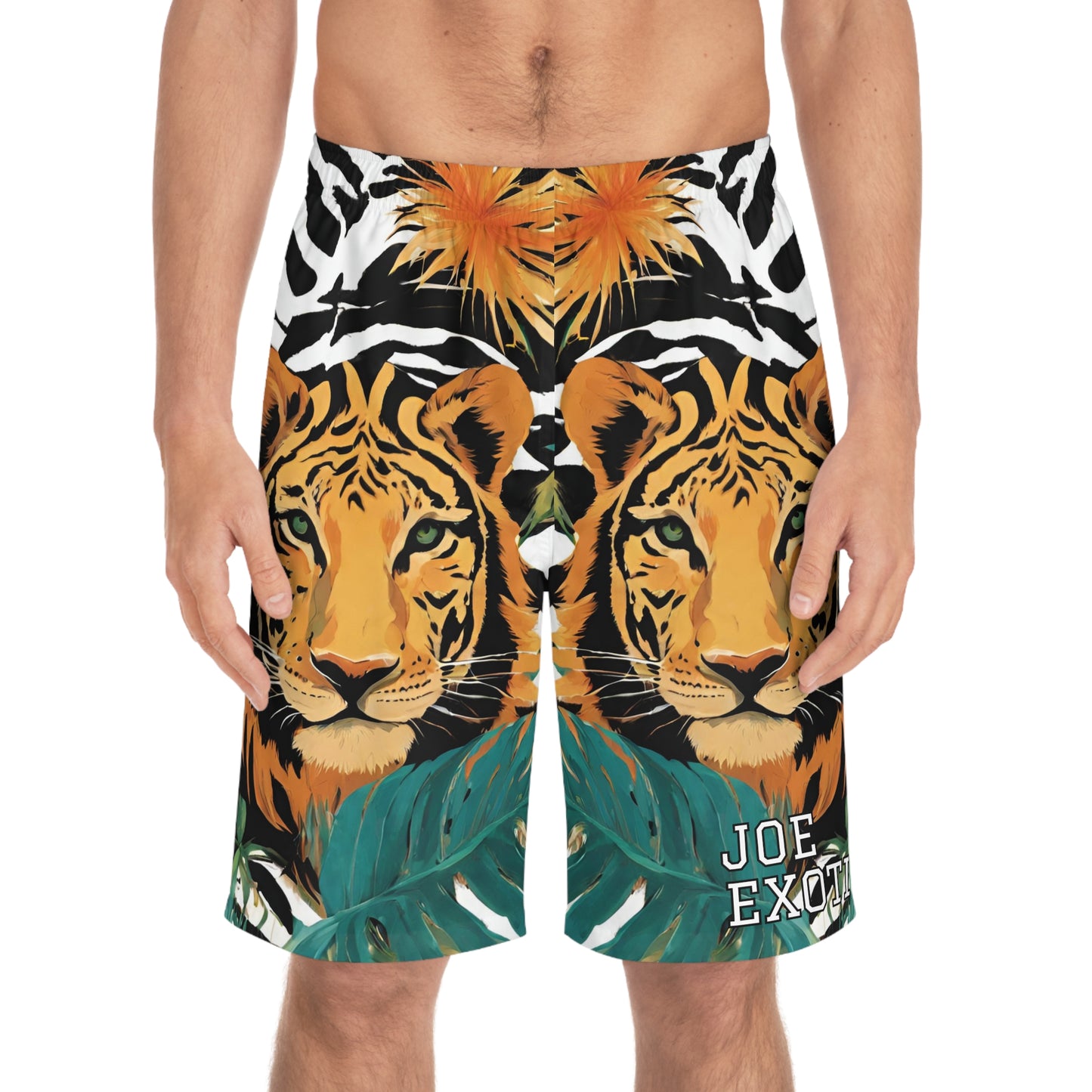 Board Shorts Joe Exotic Tiger Print