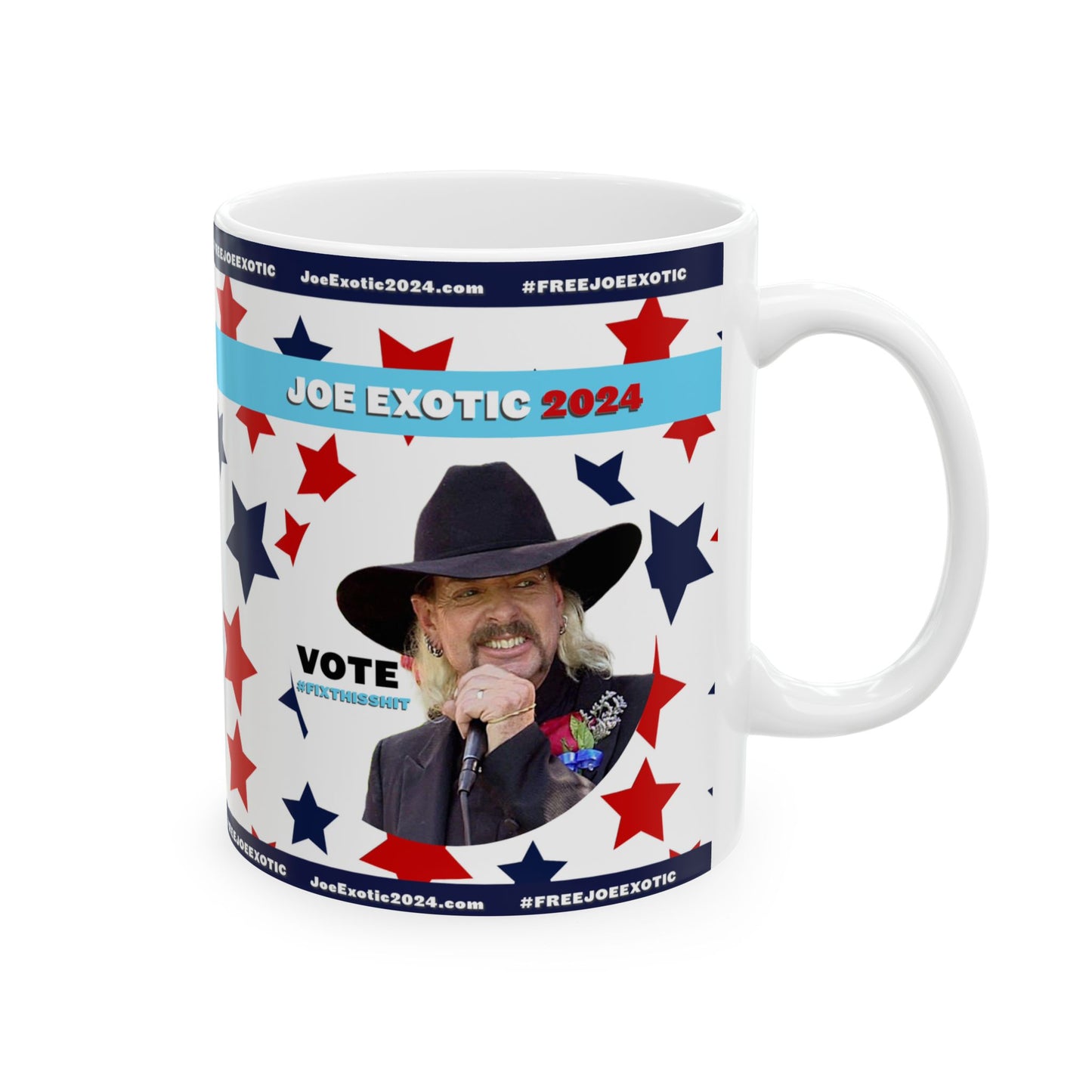 Vote Joe Exotic for President 2024 Coffee Mug