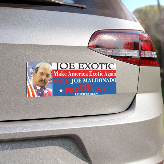 Joe Exotic 2020 President Vehicle Magnet