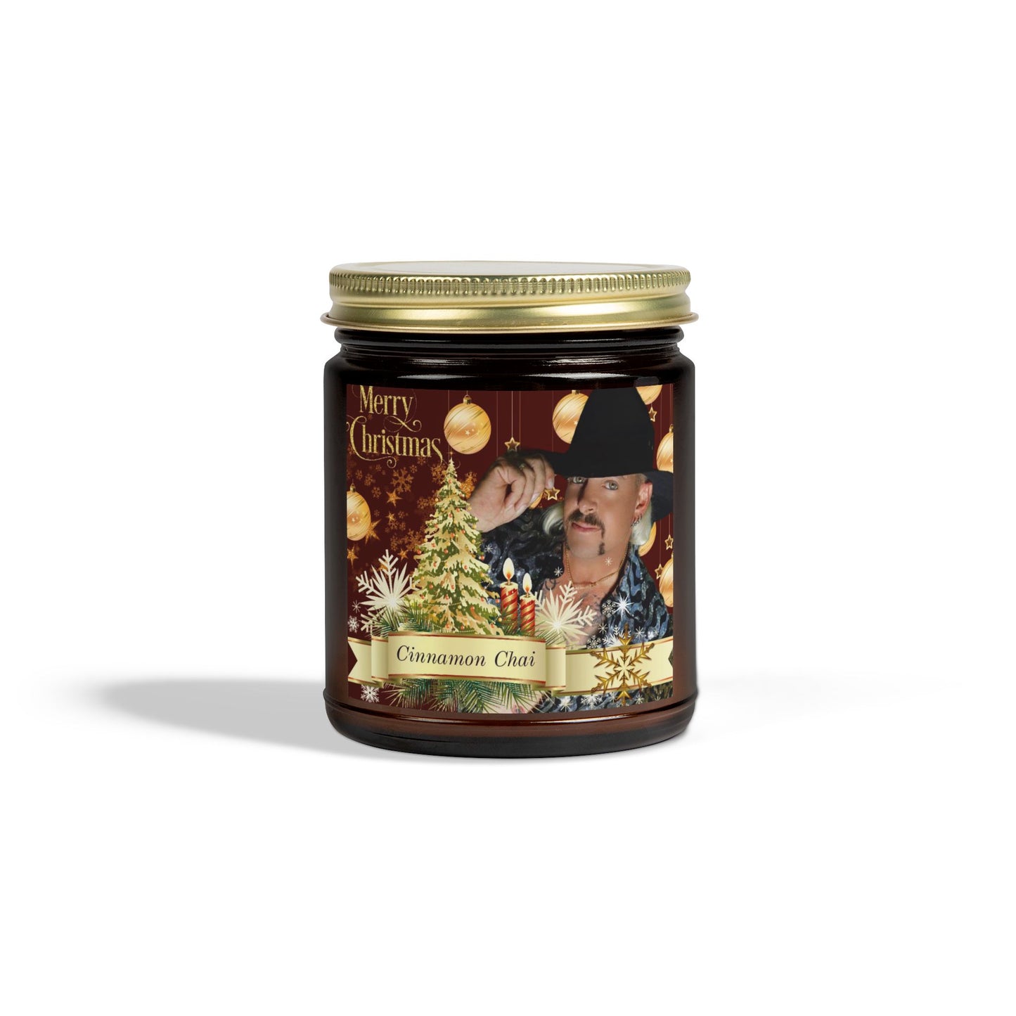 Joe Exotic Christmas- Cinnamon Chai candle