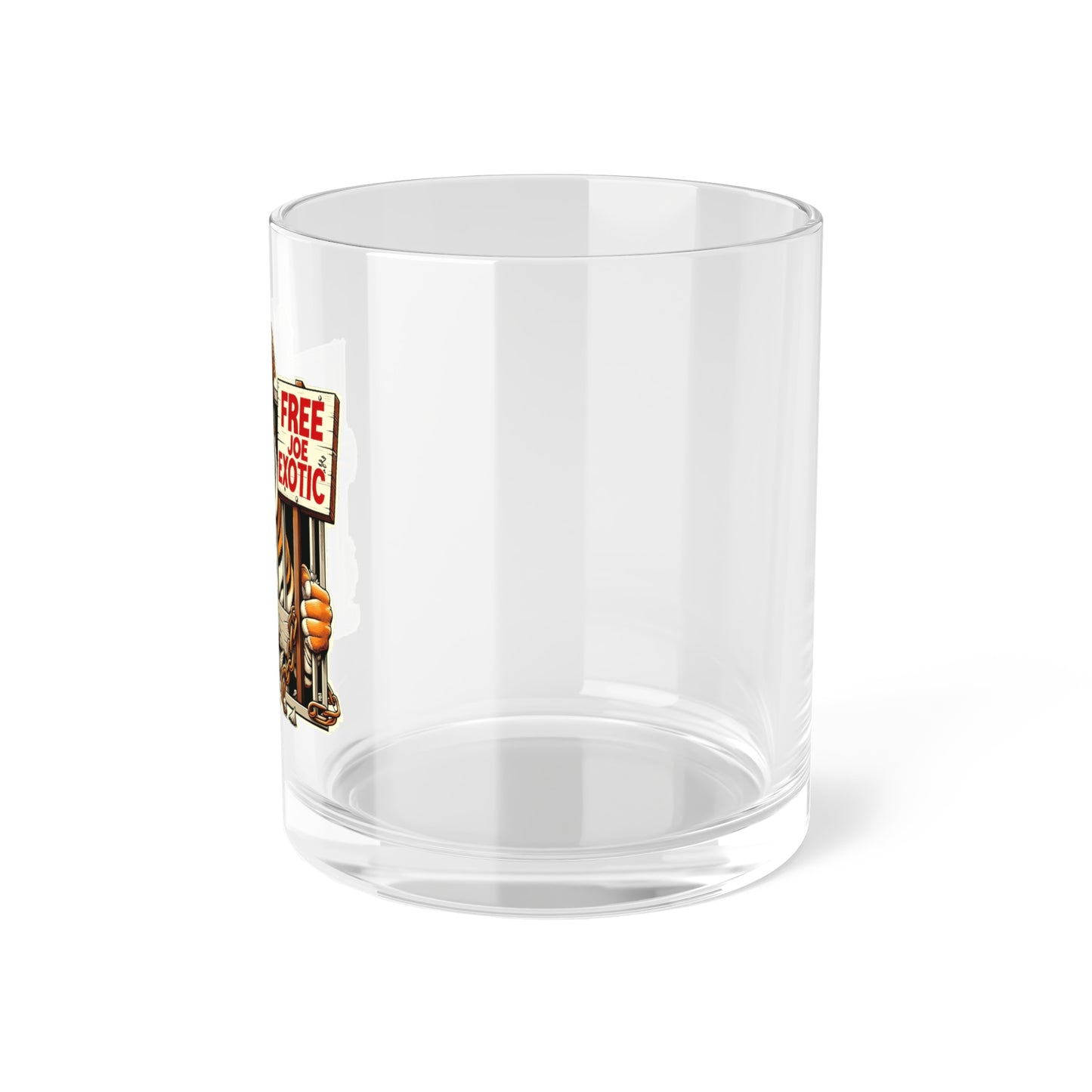 Free Joe Exotic Collector's Bar Glass