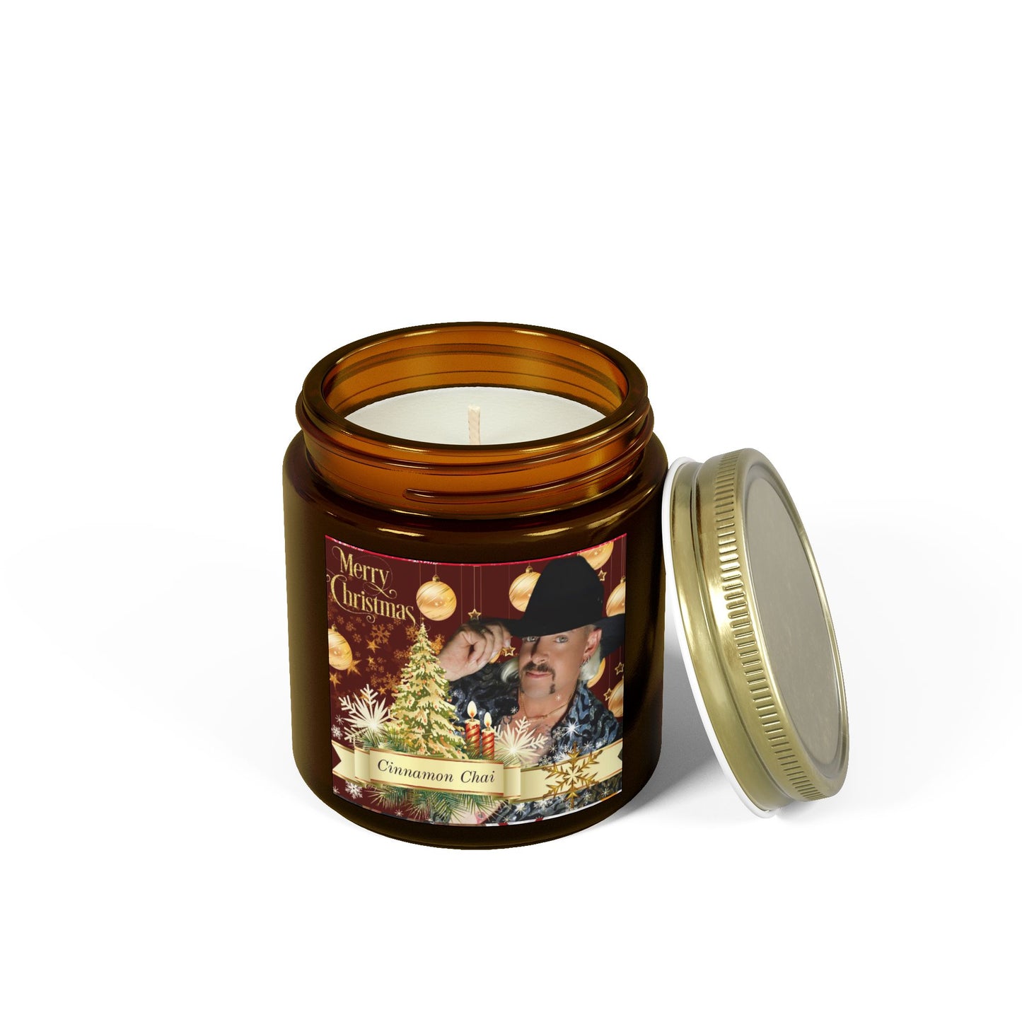 Joe Exotic Christmas- Cinnamon Chai candle