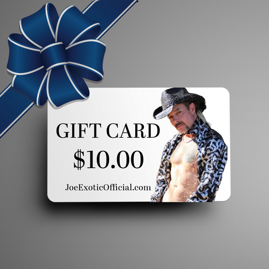 Joe exotic gift card